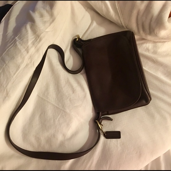 Chocolate brown Coach purse - Picture 1 of 7